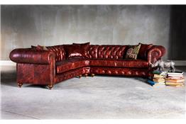 MINTON LEATHER CORNER SOFA