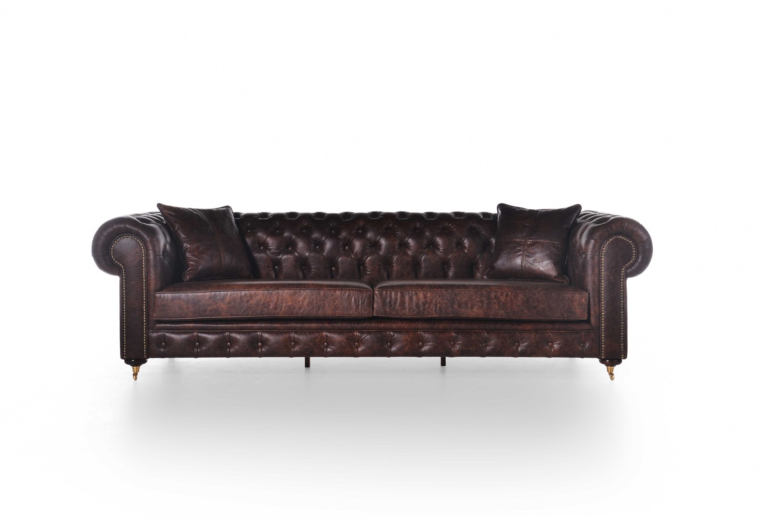 LÜKENS DERİ CHESTERFİELD KOLTUK