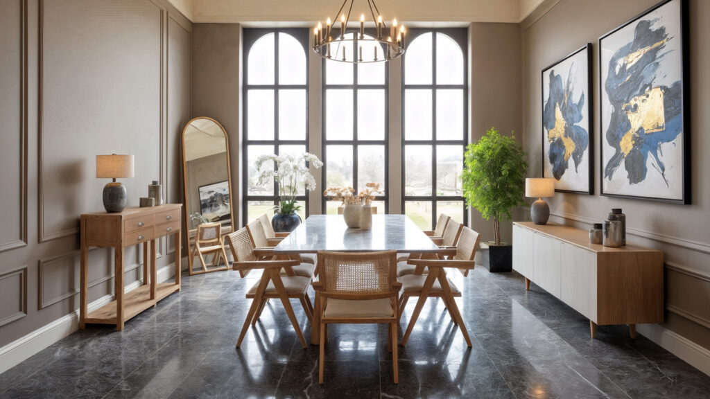 BODRUM YEMEK ODASI TAKIMI